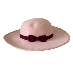 Janie and Jack Girls Pink Hat size: 6-12 Months